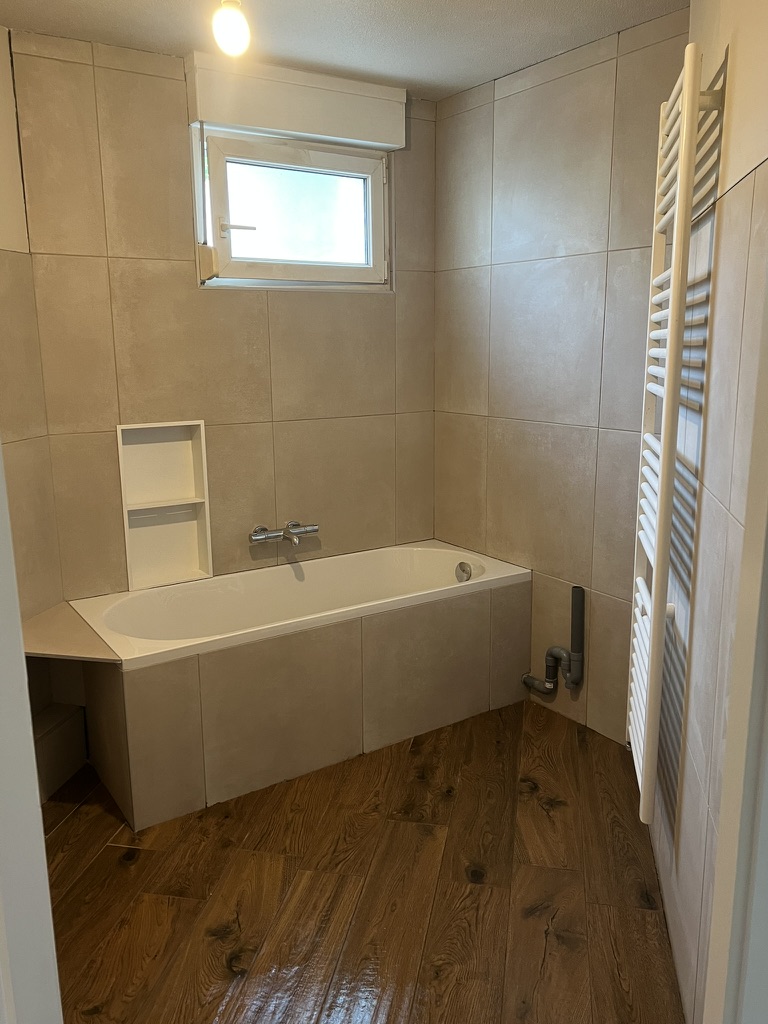 Après : salle de bain rénovée